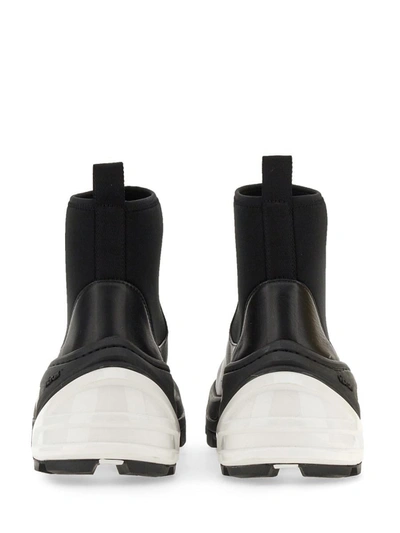 Shop Alyx 1017  9sm Medium Leather Boot In Black