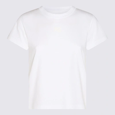 Shop Alexander Wang White Cotton T-shirt