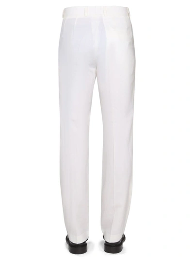 Shop Casablanca Straight Leg Pants In White