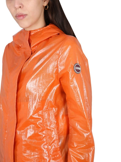 Shop Colmar Waxed Jacket In Orange