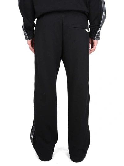 Shop Dolce & Gabbana Jogging Pants With Logo Bands In Black