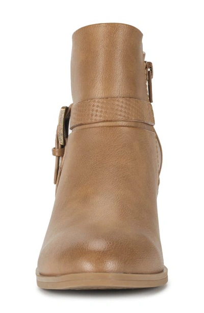 Baretraps Santos Waterproof Block Heel Bootie In Salted Caramel