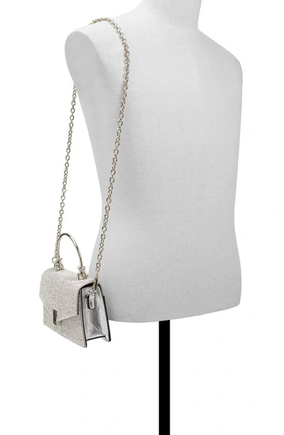 Shop Aldo Mirama Top Handle Bag In Silver
