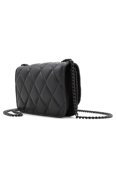 Shop Aldo Grydyyx Faux Leather Convertible Crossbody Bag In Black/ Black