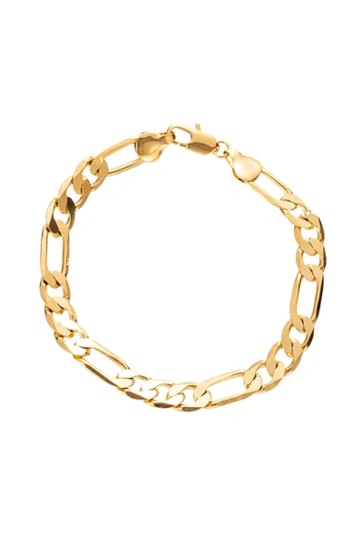 Shop Eye Candy La Matthew Cuban Link Bracelet In Gold