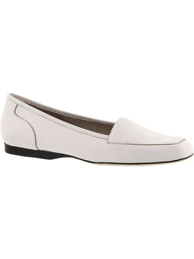 Shop Array Freedom Womens Square Toe Loafers In White