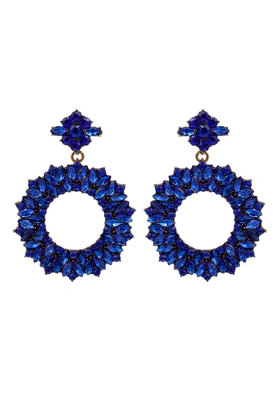 Shop Eye Candy La Riley Earrings - Blue