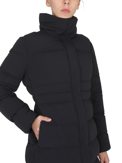 Shop Aspesi Padded Coat In Black