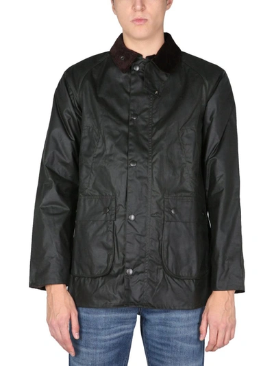 Shop Barbour "bedale" Jacket In Green