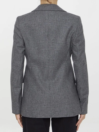 Shop Max Mara Catone Jacket In Grey
