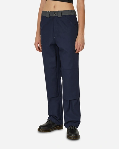 Shop Gr10k Replicated Klopman Pants Navy In Blue