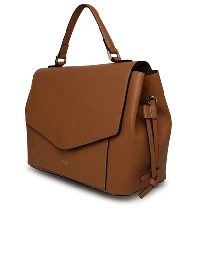 Shop Avenue 67 'carla' Camel Leather Bag In Beige