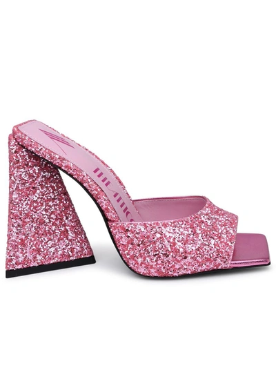 Shop Attico The  Devon Sandal In Pink Polyethylene-terephthalate Blend