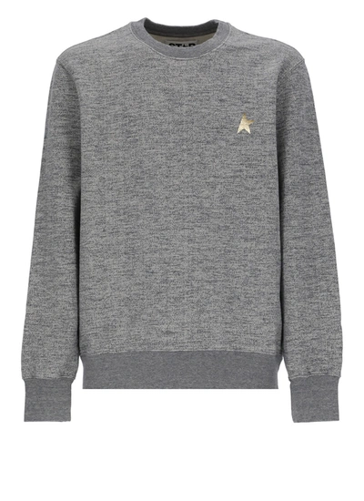 Shop Golden Goose Star Sweatshirt In Grey