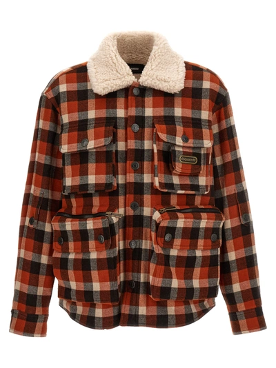 Dsquared2 Check-pattern Jacket In Multicolor