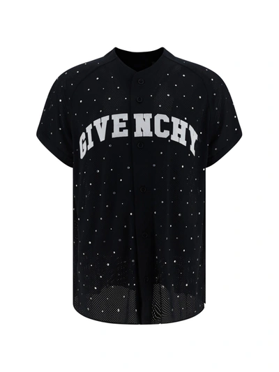 Shop Givenchy Baseball T-shirt In Nero