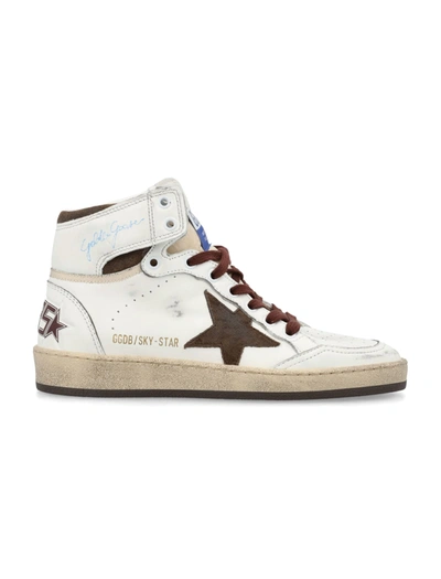 Shop Golden Goose Sky Star Sneakers Woman In White