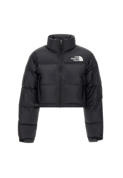 Shop The North Face Nuptse Short Down Jacket In Black