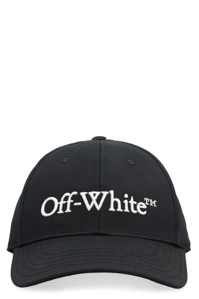 Shop Off-white Logo Baseball Cap In Nero