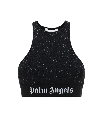 Shop Palm Angels Soiree Top In Nero