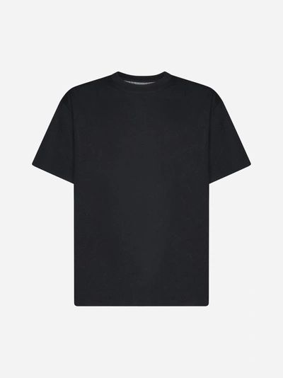 Shop Bottega Veneta Oversized Cotton T-shirt In Black