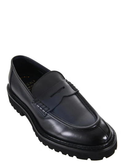 Doucal's Doucals Moccasins In Blue