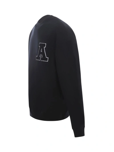 Shop Axel Arigato Sweatshirt  "team" In Black