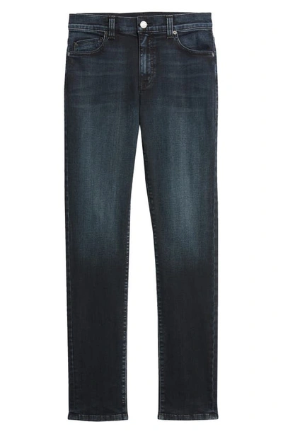 Shop Fidelity Denim Jimmy Slim Straight Leg Jeans In Coal Blue
