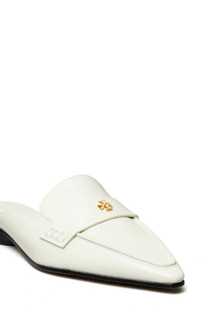 Shop Tory Burch Pointed Toe Mule In Pearl