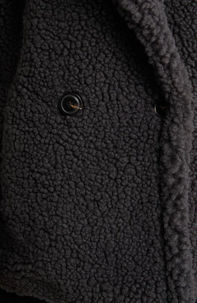 Ugg Gertrude Short Teddy Coat Ink In Ink