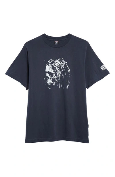 Shop Noon Goons X Christian Fletcher Signature Graphic T-shirt In Pigment Navy