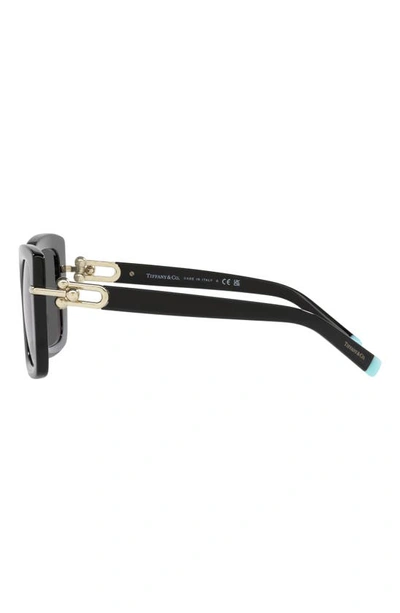 Tiffany & Co Tf 4199 8001s4 53mm Womens Butterfly Sunglasses In Black