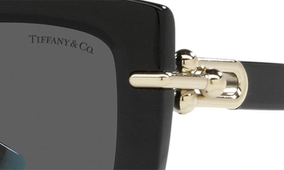 Tiffany & Co Tf 4199 8001s4 53mm Womens Butterfly Sunglasses In Black