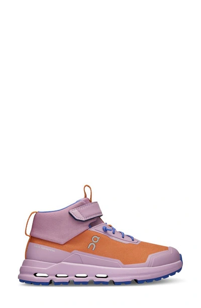 Shop On Kids' Cloudhero Mid Waterproof Sneaker In Copper/ Lavendula