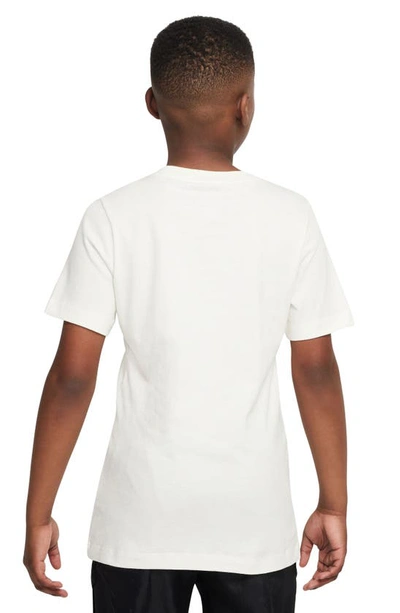 Shop Nike Kids' Sportswear Graphic T-shirt In Sail