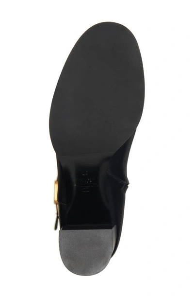 Valentino Garavani Vlogo Signature Calfskin Boot 70mm Woman Black 38.5