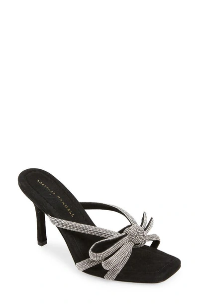 Shop Loeffler Randall Margi Bow Slide Sandal In Black
