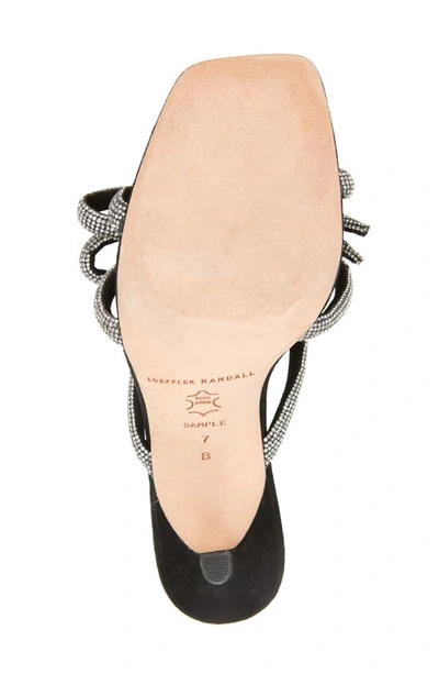 Shop Loeffler Randall Margi Bow Slide Sandal In Black