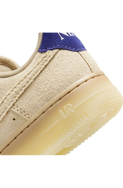 Shop Nike Gender Inclusive Air Force 1 '07 Lx Sneaker In Grain/ Deep Royal Blue/ Polar