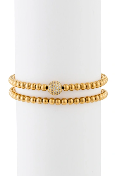 Shop Eye Candy La Aaron Bracelet In Gold