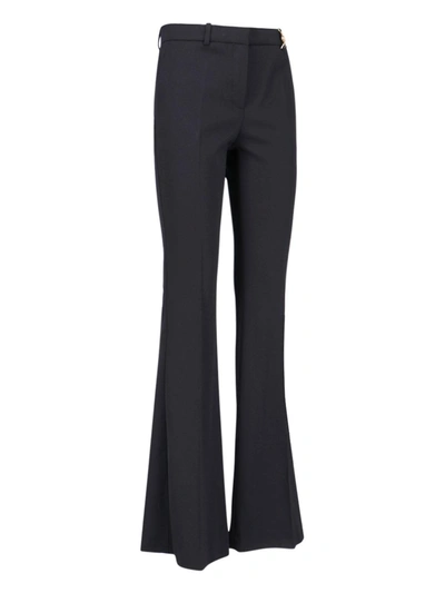 Shop Versace Flared Pants Medusa 95 In Black