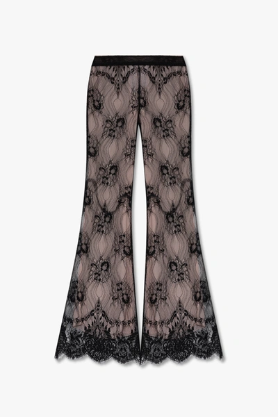 Shop Dsquared2 Black Lace Trousers In New
