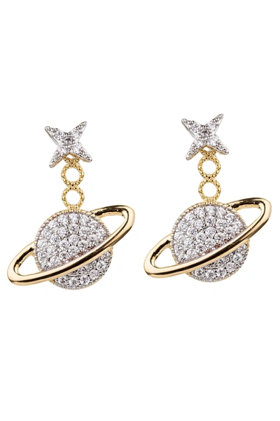 Eye Candy La Rhea Earrings In Gold