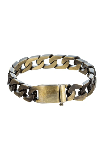 Shop Eye Candy La Christian Bracelet - Bronze In Gold