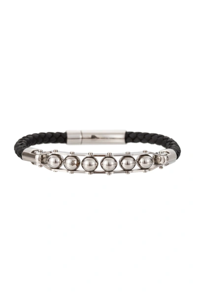 Shop Eye Candy La Andrew Bracelet - Silver In Black