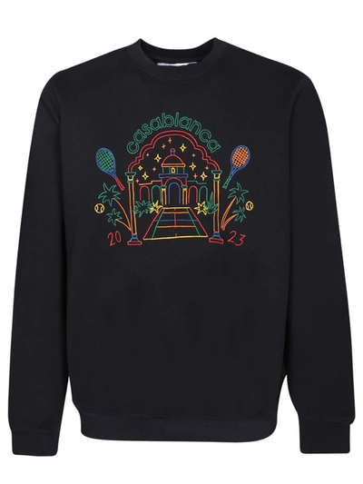 Shop Casablanca Sweatshirts In Black
