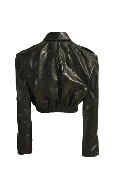 Shop Wanan Touch Electra Jacket In Black Lambskin