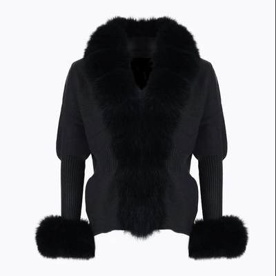 Wanan Touch Jacket Andò Black With Fur