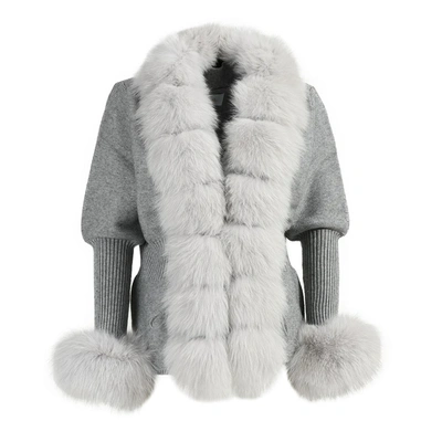 Wanan Touch Jacket Andò Gray With Fur