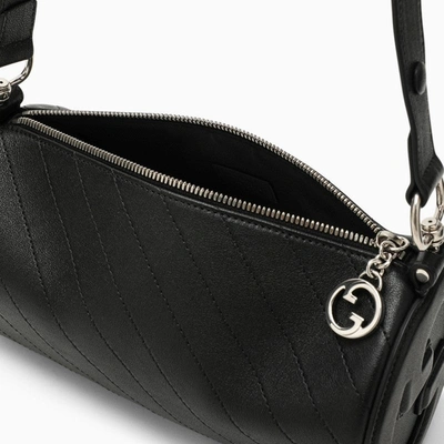 Shop Gucci Blondie Small Bag In Black Leather Women